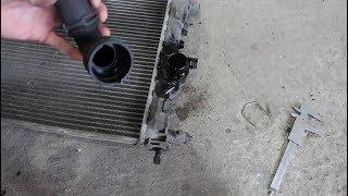Заводской дефект радиатора LUZAR на Chevrolet Cruze 1,8 Шевроле Круз 2011 года