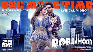 Robinhood - One More Time Lyrical | Nithiin | Sreeleela | Venky Kudumula | GV Prakash | Vidya Vox