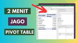 Cara Pivot Table di Excel Cocok Untuk Pemula