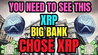 IF YOU HOLD XRP YOU NEED TO SEE THIS (THEY CHOSE IT!) ! XRP LATEST NEWS TODAY'S #crypto #news