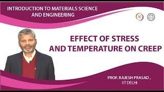 Effect of Stress and Temperature on Creep