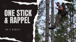 One Stick Saddle Hunting and Rappelling on a Budget