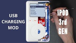 Ipod Classic 3rd gen: USB Charging Modification