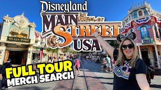 COMPLETE TOUR & EVERY STORE ON MAIN STREET AT DISNEYLAND! Summer 2022 Merch Search Shop-along!