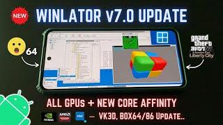 Install Winlator 7.0 Official PC Emulator On Any Android Phone - NEW UPDATE Features!