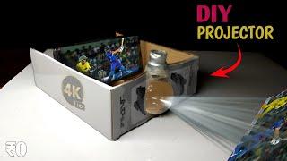 DIY Projector || How to make Smartphone Projector at home ||