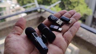 Cheap & Best Wireless Mic for Android IPhone & Desktops? Unboxing & Review with Audio sample