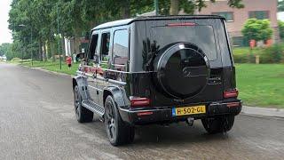 Mercedes G63 AMG with AKRAPOVIC Exhaust - Revs, Crackles, Accelerations!