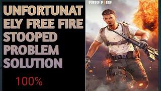 UNFORTUNATELY FREE FIRE HAS STOPPED||PROBLEM SOLUTION||