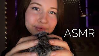 ASMR~Slow Mouth Sounds, Inaudible Whispering, Finger Flutters, Mic Blowing (Chloe's CV)