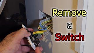 How to Remove a switch or socket plate