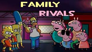 FNF: Simpsons Vs Peppa's Family // Family Rivals [Botplay] █ Friday Night Funkin' █