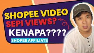 MAIN SHOPEE AFFILIATE DI SHOPEE VIDEO KOK SEPI VIEWS‼️ PEMULA WAJIB TAU INI....