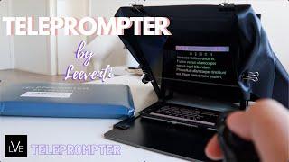 UNBOXING TELEPROMPTER by Leeventi | How to set up and connect