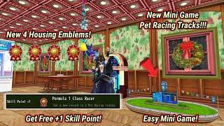 Toram Online - New Mini Game "Pet Racing Tracks" Update! | Get Free SP from New Housing Emblems!
