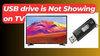 USB drive is Not Showing on TV | How to Solve the Problem USB drive working on TV