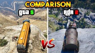 GTA 5 VS RDR 2 DETAILS (COMPARISON AND MORE)