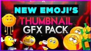 EMOJI GFX PACK | GFX PACK FOR THUMBNAIL | NEW EMOJI GFX PACK | EMOJI PNG | EMOJI | PNG | FREE  FREE