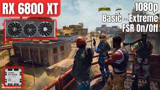 RX 6800 XT & R5 7500F: Black Ops 6 | Warzone | Area 99 | Basic - Extreme Settings | 1080p | FSR