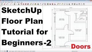 SketchUp Floor Plan Tutorial for Beginners - 2