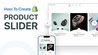 How to Create a Product Slider in Shopify