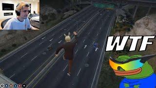 X Evades Baas By Jumping Off Bridge (Both POVs)  | NoPixel GTA RP