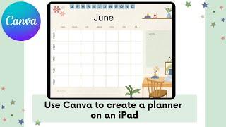 Create a weekly planner using Canva on an iPad // Use Canva and Keynote to create a basic planner