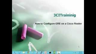 How to create a Cisco GRE tunnel.