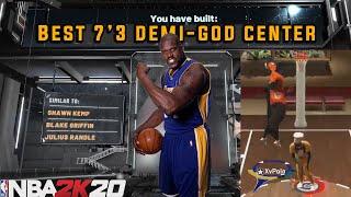 The BEST CENTER BUILD on NBA2K20 - 7'3 INSIDE CENTER'S ARE OP ASF!