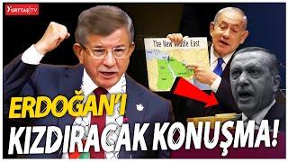 Davutoğlu'ndan Erdoğan'ı çok kızdıracak konuşma! Konu: Filistin!