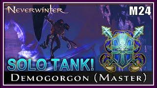 My First Run SOLO Tanking NEW Demogorgon (Master) Paladin Justicar Gameplay - Neverwinter M24