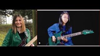 Moonlight Sonata - 3rd Movement GUITAR Tina S Vs Evlee China Vs Ayu Gufanz! Bonus