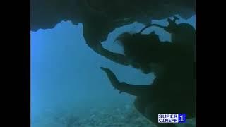 Hot Female Bikini Scuba Spy diver attacked underwater