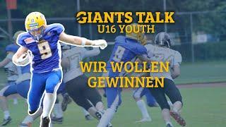 Erster Gameday | klare Ziele | Youth Camp | U16 Youth Giants Talk