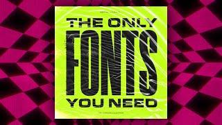 Top 20 FREE FONTS | Photoshop, Illustrator, Premiere & After Effects