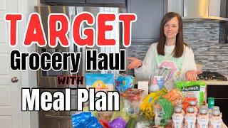 Target Grocery Haul with Meal Plan 2024
