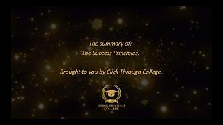 The Success Principles | Jack Canfield | 15 Minute Summary