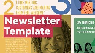 How to Create a Newsletter Template in Affinity Publisher | Free Template