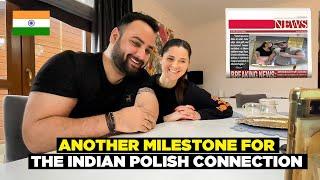 We Got Featured in Poland's Biggest Newspaper | Indian Polish Couple