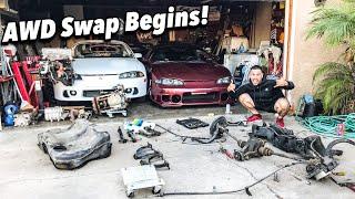 1999 Mitsubishi Eclipse GSX AWD Swap Begins! | Ep.1