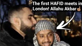 I met Finally the first HAFID of the QURAN in LONDON! Allahu Akbar!️