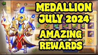 MEDALLION PACK JULY 2024 | AMAZING REWARDS | CASTLE CLASH