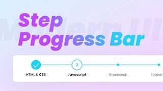 Multi Step Progress Bar Pure CSS HTML |Step progress bar CSS