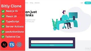 Build & deploy Next 15 Fullstack Bitly Clone in Hindi | NextJs 15 App Router, Typescript, React 19