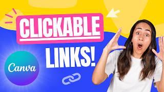 Add Hyperlinks in Canva Easily! | FREE | Mobile & Desktop