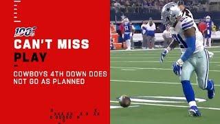 Cowboys 4th Down Does Not Go As Planned...