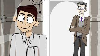 the stanley parable but it's a cheaply animated cartoon