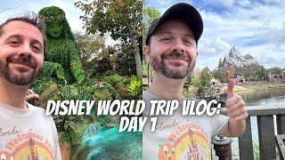 Disney World Day 1! Can I Stay Awake? Animal Kingdom to EPCOT! Moana Journey of Water and More!