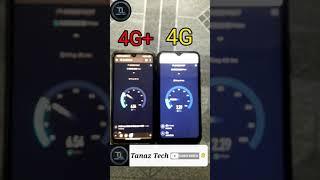Jio 4g vs 4G+ Speed test 