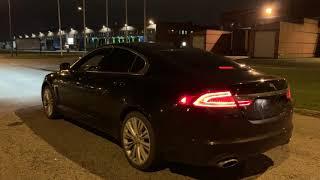 Jaguar XF 3.0 V6 Kompressor with cutouts exhaust Sound